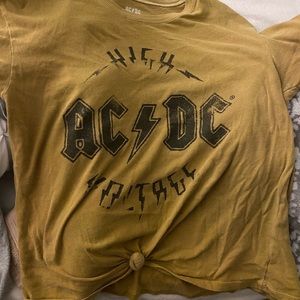 AC/DC band tee